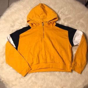 Love tree crop hoodie